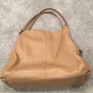 Coach Tan Leather Hobo Bag